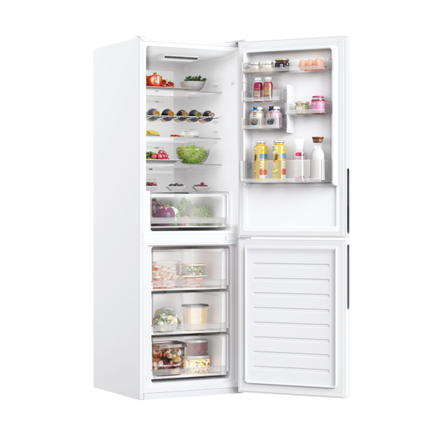 Hoover HOCE3T618EWKR HOCE3T618FWKR 59.5cm Frost Free Fridge Freezer - White White