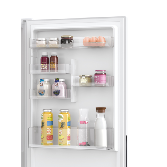 Hoover HOCE3T618EWKR HOCE3T618FWKR 59.5cm Frost Free Fridge Freezer - White White