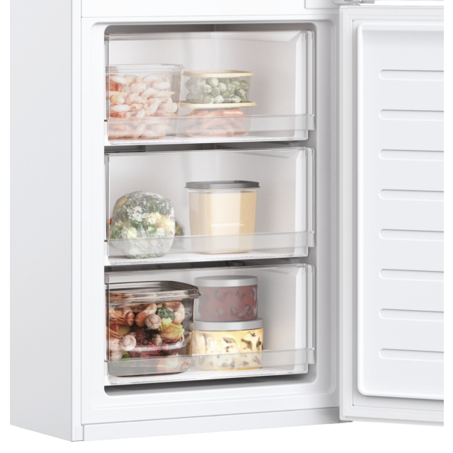 Hoover HOCE3T618EWKR HOCE3T618FWKR 59.5cm Frost Free Fridge Freezer - White White