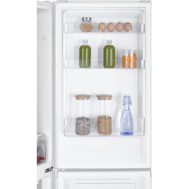 Hoover HOCH1T518FWHK 1.8M X 55Cm, Frost Free, White, 3 Shelves, Silver Trims, 4 Freezer Drawers Whit