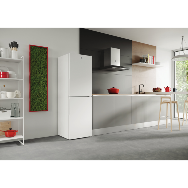 Hoover HVT3CLECKIHW 54.5Cm Fridge Freezer White