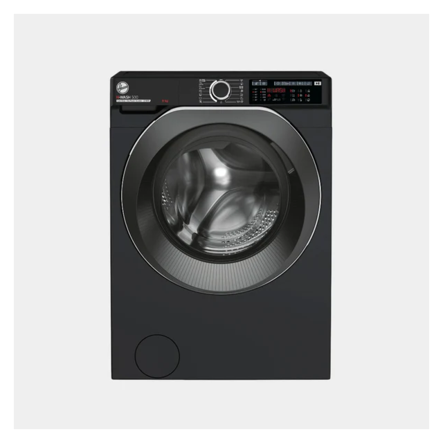 Hoover HW 49AMBCB/1-80 H-Wash 500 9kg Washing Machine, 1400rpm, WiFi, Black 