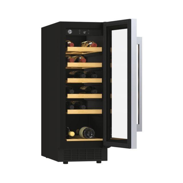 Hoover HWCB 30  UK/N  HWCB30UK/N 29.5cm Built In Wine Cooler - Black