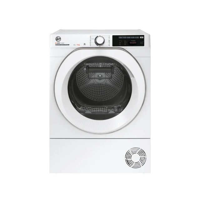 Hoover NDE H9A3TCE-80/N H-Dry 500, 9kg Heat Pump Dryer, WiFi, White, aquavision 