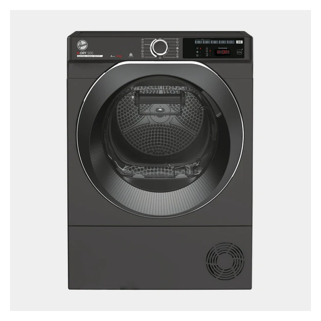 Hoover NDEH9A3TCBER80/N H-Dry 500, 9kg Heat Pump Dryer, WiFi, Graphite, aquavision 