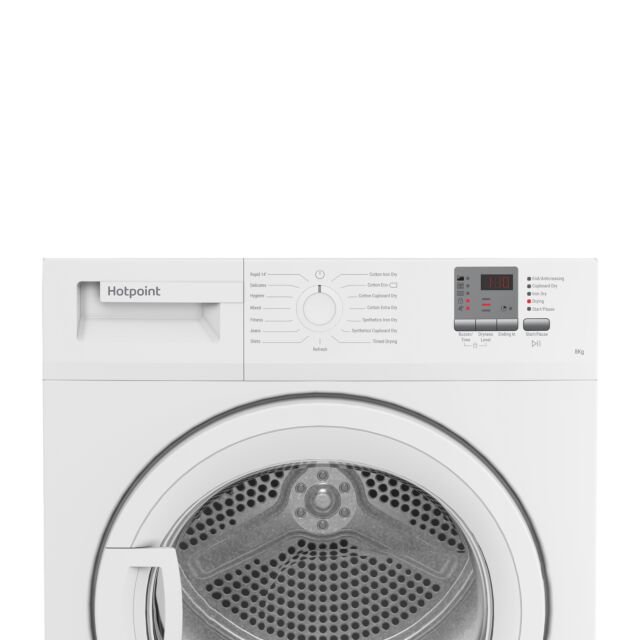 Hotpoint CHDC82WWGDUK Freestanding Tumble Dryer