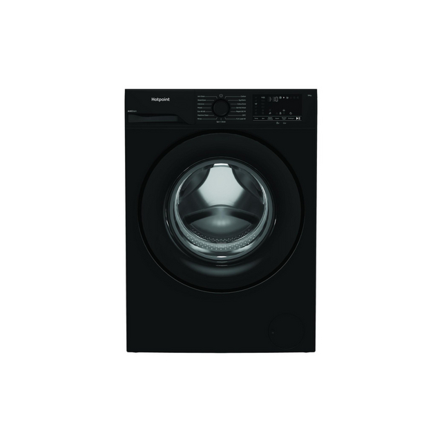 Hotpoint H 101B ANTI ST AIN UK 10kg 1400 Spin Washing Machine - Black 
