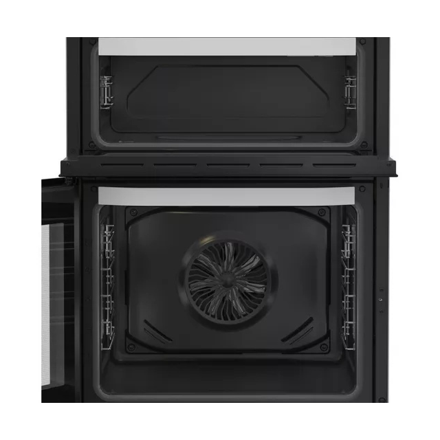 Hotpoint HDE6VDW 60cm Double Electric Ceramic Cooker