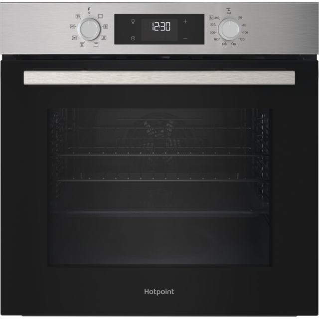 Hotpoint HO 255H X UK HO255HXUK 59.5cm Built In Electric Single Oven - Stainless Steel