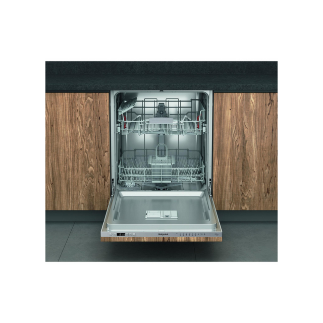 Hotpoint HP2IFC14BN6UK Integrated Dishwasher with ActiveDry - 14 Place Settings 