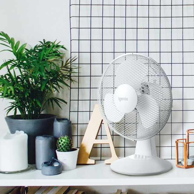 Igenix DF1210 12' Desk Fan White