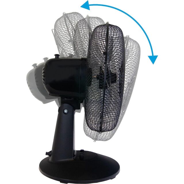 Igenix DF1210BL 12 Inch Desk Fan Black