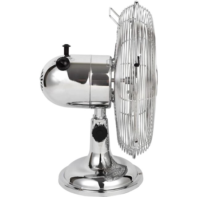 Igenix DF1250 12' Desk Fan Stainless Steel