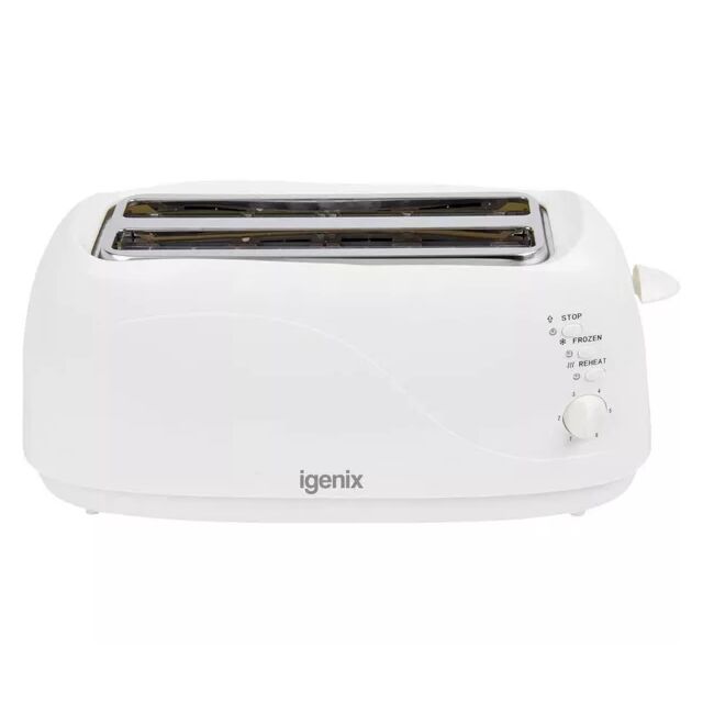 Igenix IG3020 4 Slice Toaster White