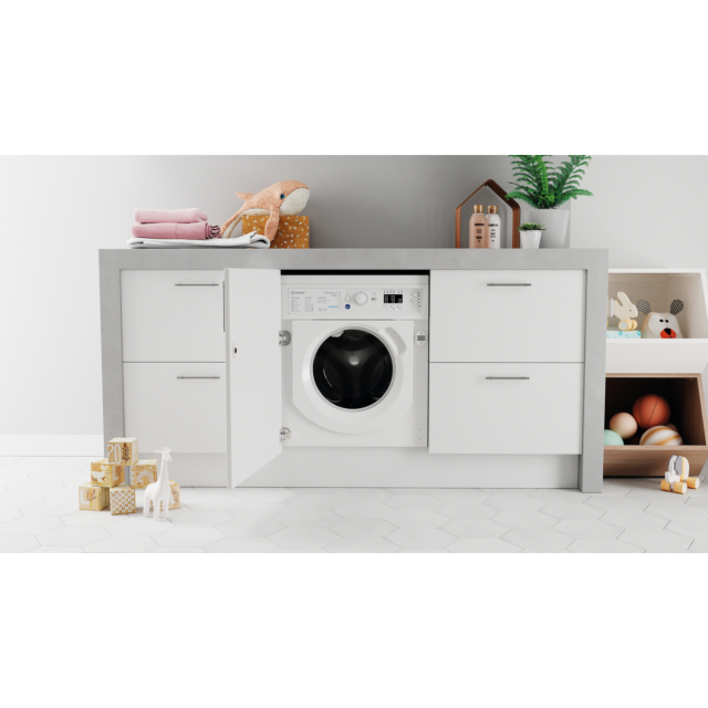 Indesit BIWDIL75148UK 7Kg/5Kg 1400 Spin Washer Dryer
