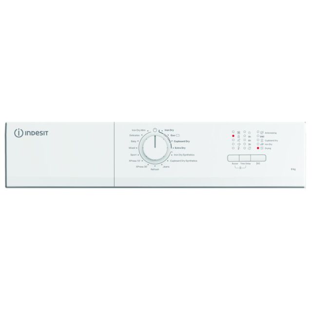 Indesit CYDA81WWGLUK 8Kg Vented Tumble Dryer - White