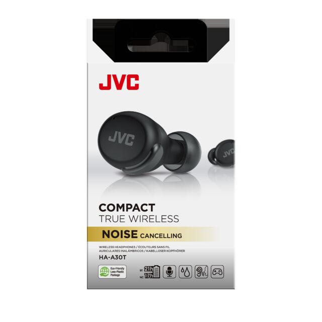 JVC HA-A30T-B-U Wireless Noise Cancelling In Ear Headphones - Black