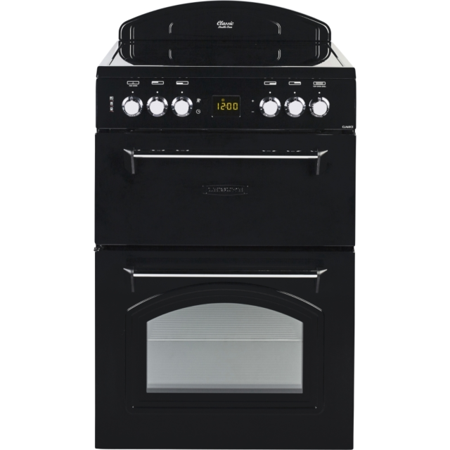 Leisure CLA60CEK Cooking FS, Electric, Double Oven, Ceramic, W 60 x H 90 x D 60,BLACK Black