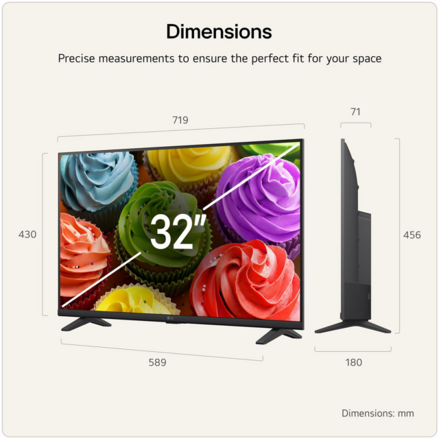 LG 32LB650B6LA.AEK 32inch 4K LED AI HD Smart TV