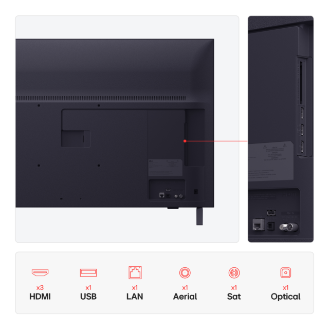 Lg 43UA74006LB.AEK 43inch 4K Ultra HD Smart TV 