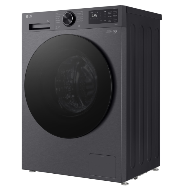 Lg F2X50S9TBB 9kg 1200 Spin Washing Machine - Black 