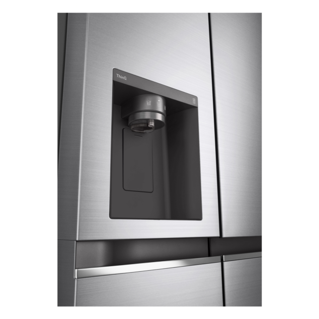 Lg GSLV71PZTD 91.3cm Frost Free American Style Fridge Freezer - Shiny Steel Shiny Steel