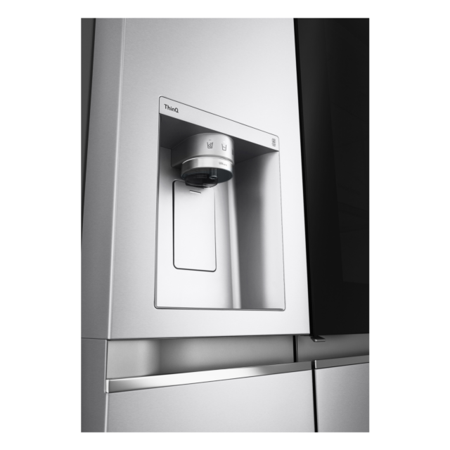 LG GSXV90BSAE Plumbed American Fridge Freezer - Premium Steel - Frost Free