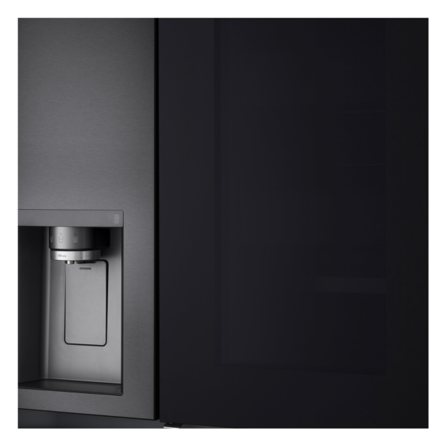LG GSXV90MCAE 96.8cm Frost Free American Style Fridge Freezer - Matt Black