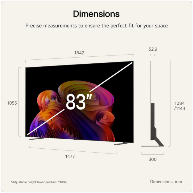 LG OLED83B6ELB.AEK 83inch 4K OLED AI Smart TV