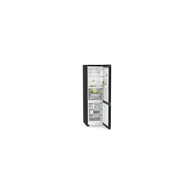 Liebherr CBNBDA572I Frost Free Fridge Freezer - Black Steel