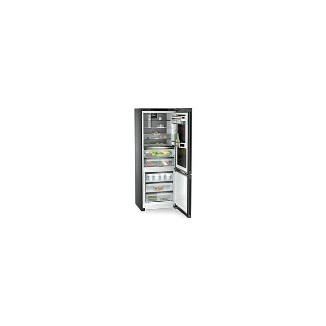 Liebherr CBNBSC778I Frost Free Fridge Freezer - Black Steel