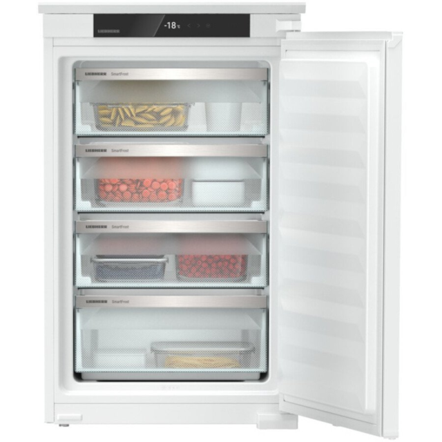 Liebherr IFSD3904 Heated Ceiling, SmartFrost, 4 Freezer Drawers, Sliding Door White