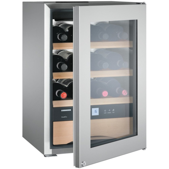 Liebherr WKES653 3 shelves, HumiditySelect, VibrateSafe, UV Protect, Steel Interior, wall mountable 