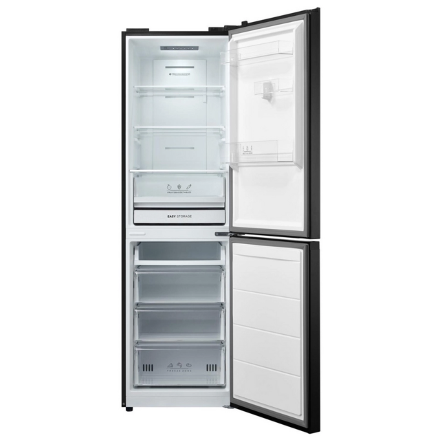 Midea MDRB379FGD30 54.7Cm 60/40 Total No Frost Fridge Freezer Black