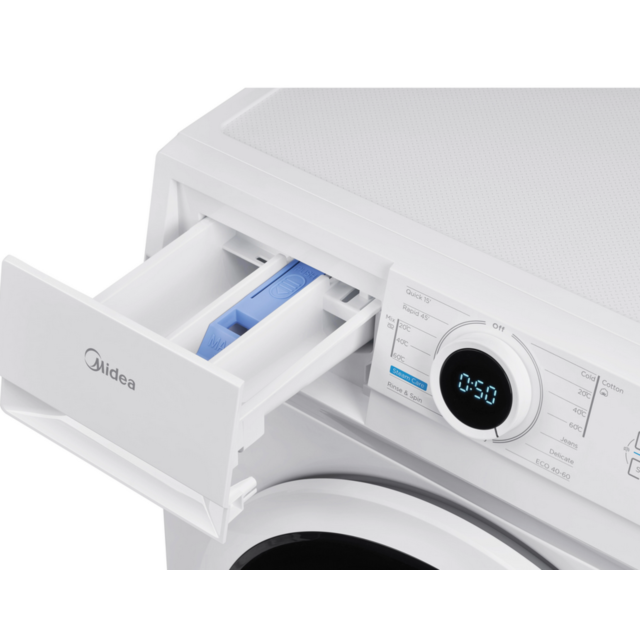 Midea MF10EW70BA 7Kg 1400 Spin Washing Machine White