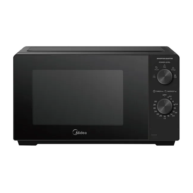 Midea MMOP01MZ-BK 20L Solo Microwave - Black 