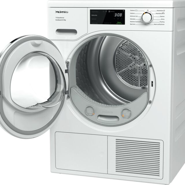 Miele TEH785WP Freestanding Heat Pump Tumble Dryer - White