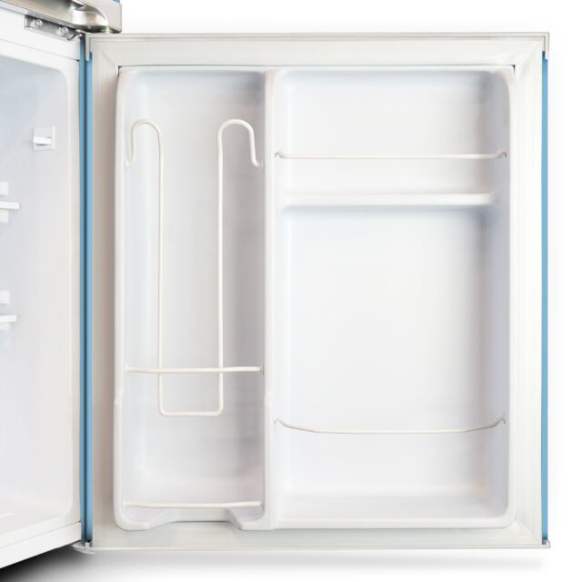 Montpellier MAB2035PB 47.9cm Freestanding Static Fridge Freezer - Pastel Blue