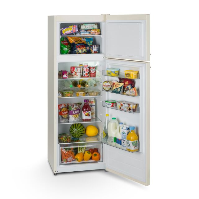 Montpellier MAB346EC 59.5cm 20/80 Retro Fridge Freezer - Cream