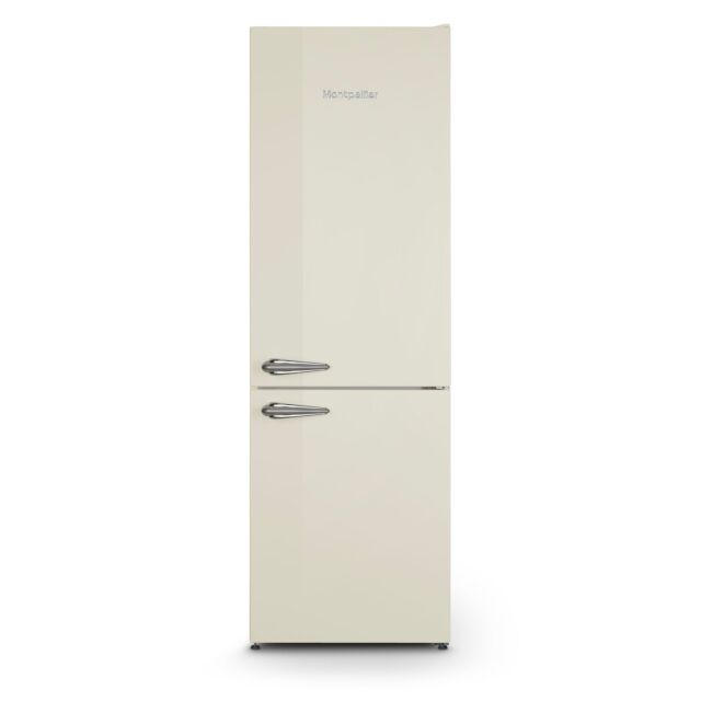 Montpellier MAB386EC 59.5cm 60/40 No Frost Fridge Freezer - Cream