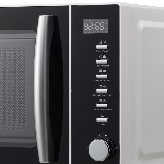 Montpellier MCM20WSC Combi Microwave 20L White With Stainless Interior