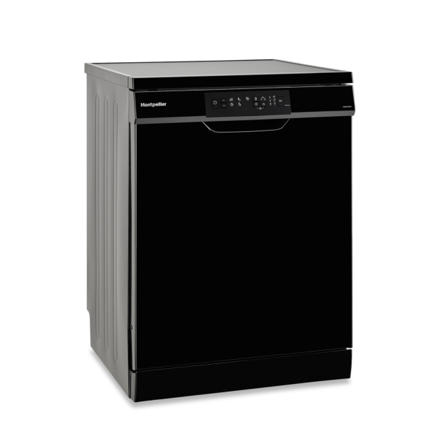 Montpellier MDW1354K 60cm Dishwasher in Black - 13 Place Settings