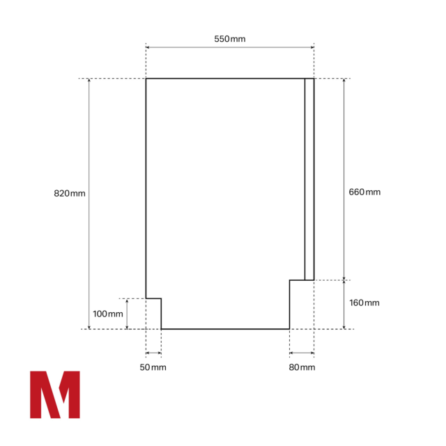 Montpellier MDWBID6053 Integrated Dishwasher 60cm