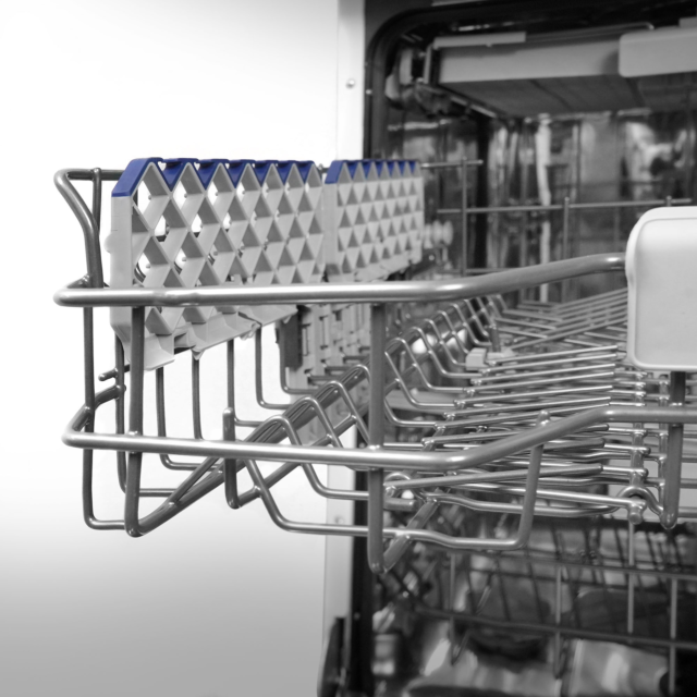 Montpellier MDWC1496W Slimline Dishwasher - White Finish