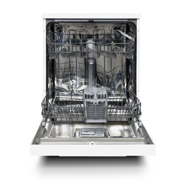 Montpellier MDWD1354W 60cm Freestanding Dishwasher in White