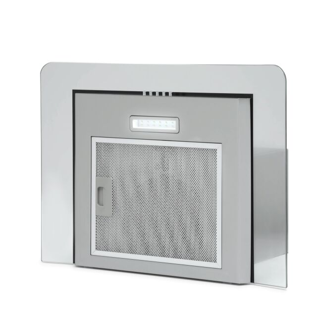 Montpellier MHG600X 60cm Curved Glass Chimney Hood Stainless Steel 
