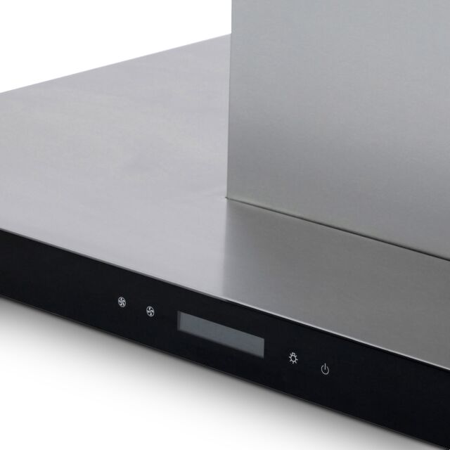 Montpellier MHIS900X 90cm T Shaped Island Cooker Hood Stainless Steel
