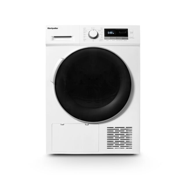 Montpellier MHP8SDW 8kg Heat Pump Dryer White 