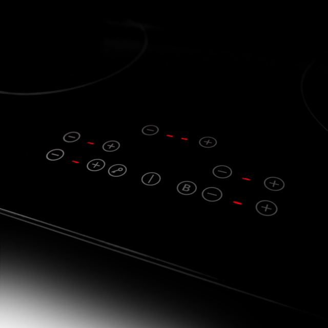 Montpellier MINH59 13A 59cm Plug In Induction Hob - Black Glass