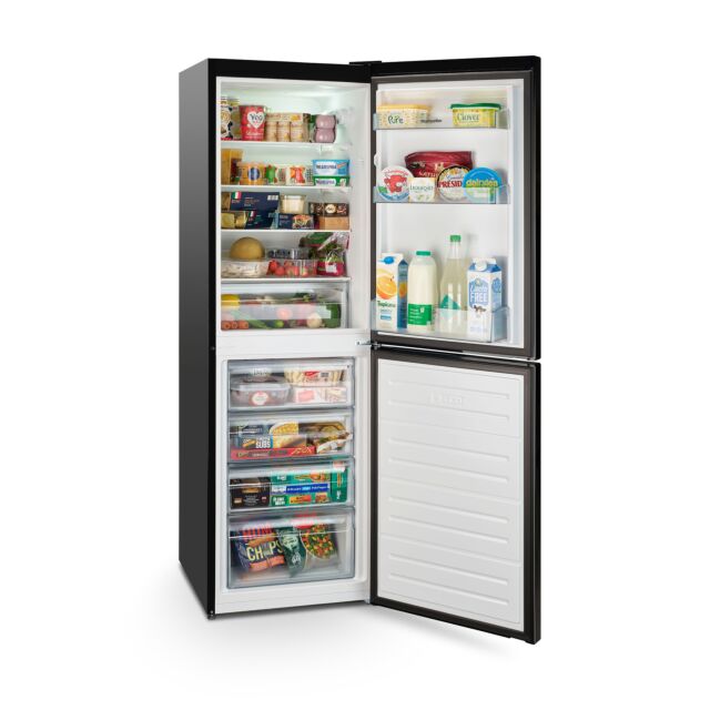 Montpellier MLF1770EK 54cm 50/50 Low Frost Fridge Freezer - Black